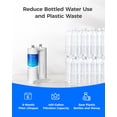 thumbnail image 5 of Waterdrop Replacement for Frigidaire® & Electrolux® WF2CB®, PureSource2®, NGFC 2000, FC100, Kenmore® 9916, EWF2CBPA®, 1004-42-FA Refrigerator Water Filter, 3 Filters, 5 of 10