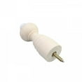 thumbnail image 4 of Renovators Supply Manufacturing Wooden Door Stop Bumper Wall Mount 3.18" Long Unfinished Maple Hardwood Door Stopper Silicone Rubber Bumper For Absorbing Shock Wall Protector with Hardware Pack of 4, 4 of 6