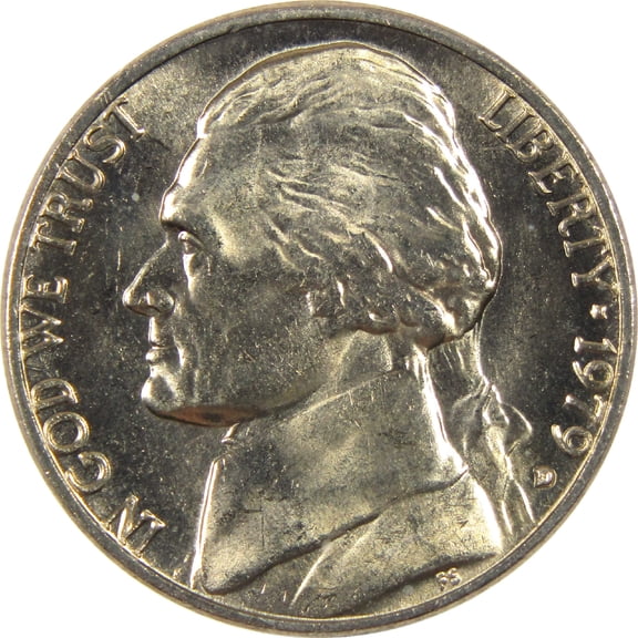 1979 D Jefferson Nickel BU Uncirculated 5c Coin