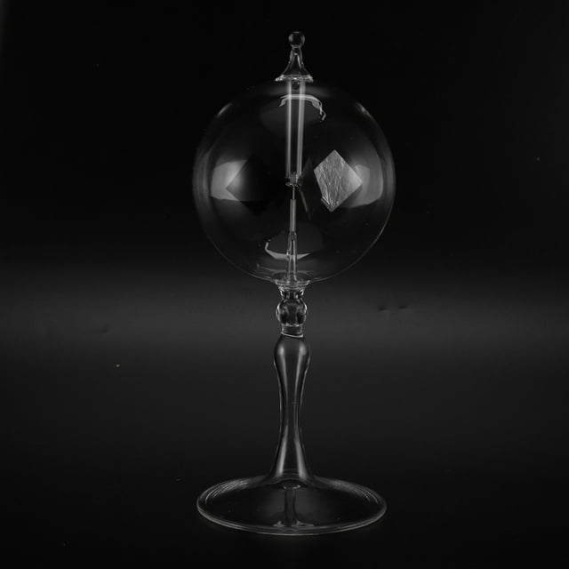 20.5cm Glass Windmill Solar Powered Crookes Radiometer Light Mill/Educational Teaching Study Tool/Office Home Decoration