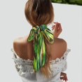 thumbnail image 3 of Zufioo st. patrick’s day gnomes Print Women's Long Silk Scarves, Dust and Sun Protection Headscarves, Scarves, Handbags, Clothing Accessories, Suitable for Travel, Dating-One Size, 3 of 7