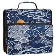 thumbnail image 5 of FORMRS Zipper Binder with Shoulder Strap 2-inch Ring 500 Sheet Capacity File Bag, Blue Night Sky, 5 of 5