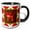 Black/White, variant on 3drose, Cute Tiger- Whimsical Childrens Art- Animals, 15oz Mug