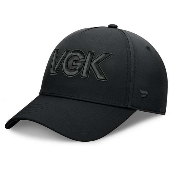 Men's Fanatics Black Vegas Golden Knights Authentic Pro Road Team Code Flex Hat
