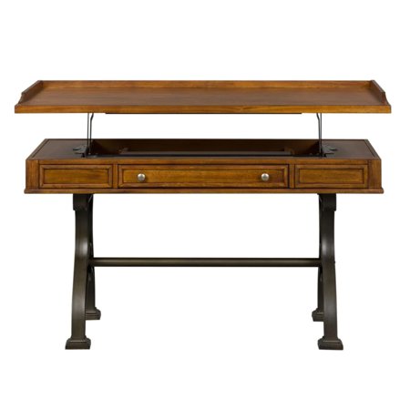UPC: 0842994121565 | Arlington House Lift Top Writing Desk  Brown