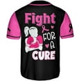 thumbnail image 3 of Personalized Breast Cancer Jersey, Pink Ribbon Awareness Soccer Shirt Baseball Breast Cancer Survivor Pride Jersey (4XL), 3 of 8