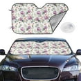 thumbnail image 2 of Daiia Orchids Flowers Windshield Sun Shade for Car SUV Truck (Small ), Car Sun Shade Windshield, Car Shades for Front Windows, Sunshade for Car Windshield, 2 of 7