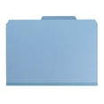 thumbnail image 4 of Smead Pressboard File Folder, 1/3-Cut Tab, 1" Expansion, Letter Size, Blue, 25 per Box (21530), 4 of 5
