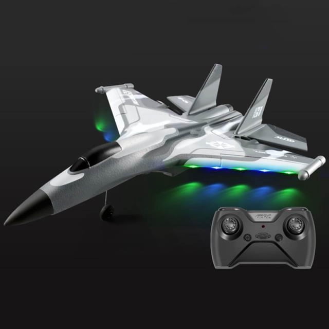 Juguetes planeadores RC de 3 canales, Foam Radio Control G1 Jet , de ala fija para principiantes, adultos y Macarena RC avión aviones