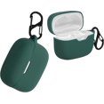 thumbnail image 1 of Dark Green Bare-silicone Headphone Compatible With Jbl Tune 130 Nc Tws / T230nc - Protective Case Cover, 1 of 5