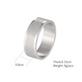 thumbnail image 7 of Lordgold 8mm 14K White Gold English Letter Lord's Prayer Ring Men's Bible Cross Rings For Women Men Jesus Christian Jewelry, 7 of 7