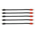 5pcs Golf Cart Battery Cables PVC Sheath Battery Cables 4 Gauge