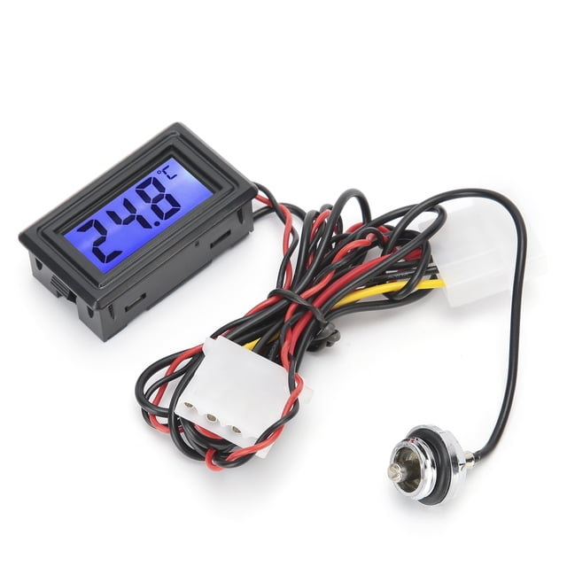 Termómetro De Refrigeración Por Agua, Termómetro De Computadora Fuerte De Rendimiento Portátil, Para Computadora De Escritorio ANGGREK WDXS-DT Water Cooling Thermometer