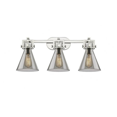 

Innovations Lighting - Newton Cone - 3 Light Bath Vanity In Industrial Style-12
