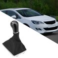 thumbnail image 2 of 5 Velocidades y 6 Velocidades Perilla de Cambio de Velocidades Inferior Cubierta de la Bota Palanca de la Palanca de la Palanca Manija de la Bola para Opel Astra Corsa GTC 05-10(5 Speed) Ecomeon no, 2 of 5