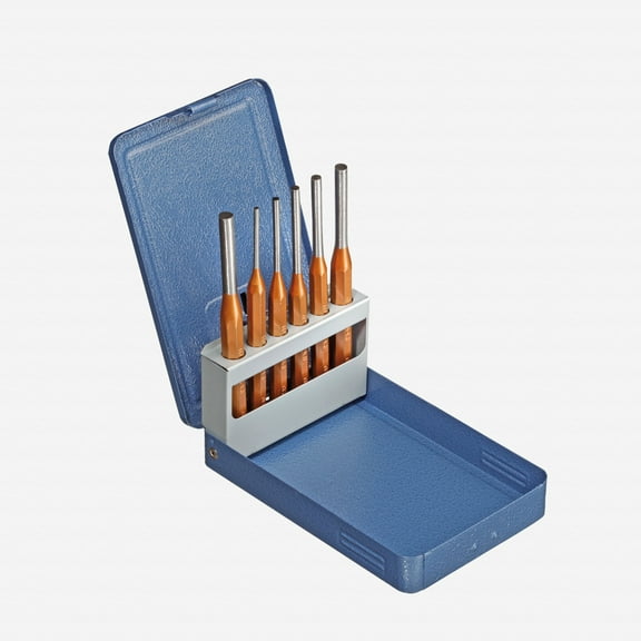 Gedore 116 D Pin punch set 6 pcs in metal case