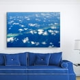 thumbnail image 2 of wall26 - Canvas Wall Art - Islands in Line in The Ocean with Sky View - Giclee Print Gallery Wrap Modern Home Art Ready to Hang - 32x48 inches, 2 of 4