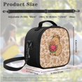 thumbnail image 6 of Binienty Capybara Bookbag For Girls With Lunch Box and Pencil Case Set Kids School Backpack with Front Compartment Zipper Pencil Pouch 17 Inch School Bag Thermal Box, 6 of 7