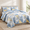 Blue Yellow-Queen 90“×96”, variant on Grey Quilts Queen Size Patchwork Bedspread With 2owcases