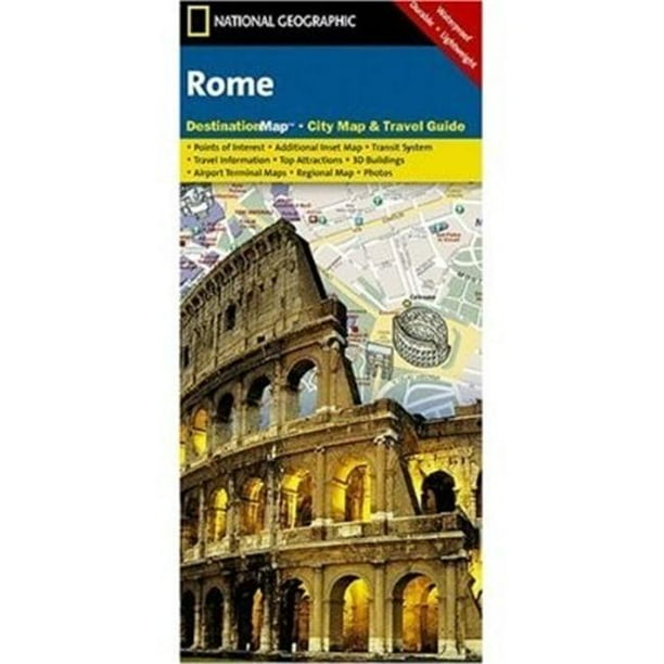 National Geographic DC01020330 Carte de Rome