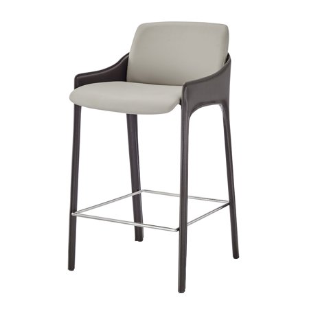 New Pacific Direct Stella Faux Leather Counter Stool (Set of 2)