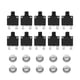 thumbnail image 1 of 10 Pcs Current Overload Protector Circuit Breaker with Water Proof Cap 125/250Vac 32Vdc(3A), 1 of 4