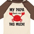 thumbnail image 4 of Inktastic My Papa Loves Me Boys or Girls Long Sleeve Baby Bodysuit, 4 of 5
