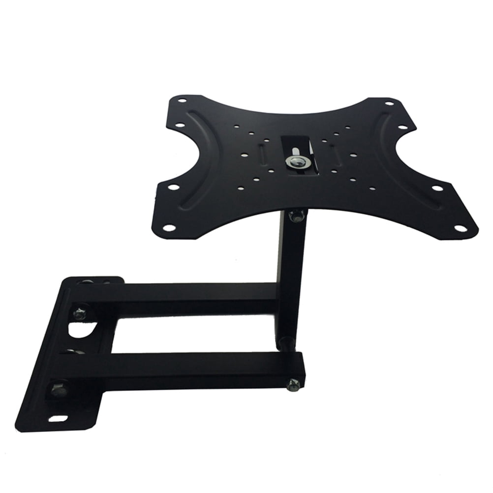 OUNONA Universal Articulating TV Wall Mount for 14-42 Inch Flat Panel TVs Black Color Iron Material