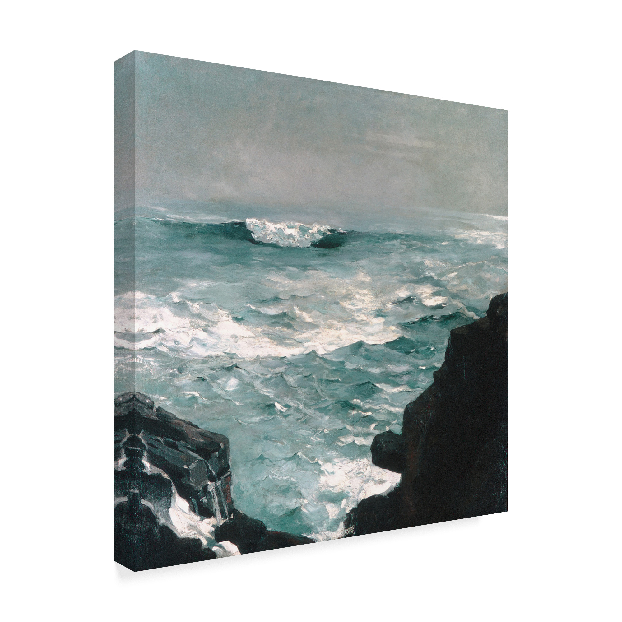 Trademark Fine Art 'Cannon Rock, 1895 ' Canvas Art by Winslow Homer