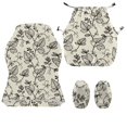 thumbnail image 4 of Whosucclay Green Leaf Print Gaming Chair Covers Slipcovers, Stretch Washable Removable Computer Reclining Gaming Chair Protector Slipcovers with Armrest Cover (No Chairs), 4 of 8