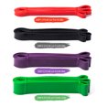 thumbnail image 2 of Chainplus Stretch Strap,Yoga Strap Exercise Physical Therapy Pilates, Dance and Gymnastics Fitness Strength Training Rope Nonelastic Belt 4pcs, 2 of 8