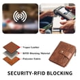 thumbnail image 6 of GAEKEAO Wallet for Women RFID Blocking Vegan Leather Bifold Card Holder Compact Zipper Pocket Wallets with 4 ID Windows, 6 of 8
