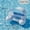 Blue B, variant on Summer Cooling Inflatable Floating Platform Portable Water Sofa Lounge Chair with Removable Sun Protection Canopy