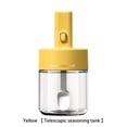 thumbnail image 2 of Tarro de Especias transparente Billuyoard a prueba de polvo con cuchara telescópica color Amarillo, 2 of 6