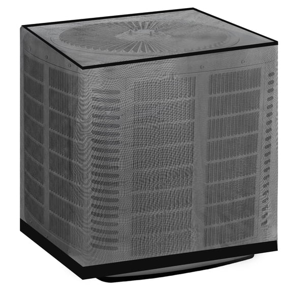Uxcell Air Conditioner Cover, 35.4x35.4x39.4" All Seasons Air Conditioning Cover Mesh Outdoor AC Unit Covers, Black