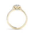 thumbnail image 3 of 3/4 Carat T.W. Diamond Single Halo 14kt Yellow Gold Engagement Ring, 3 of 4