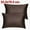 Brown, variant on Unique Bargains King Size Silky Satin Zipper Pillowcases Set of 2, 21" x 37"