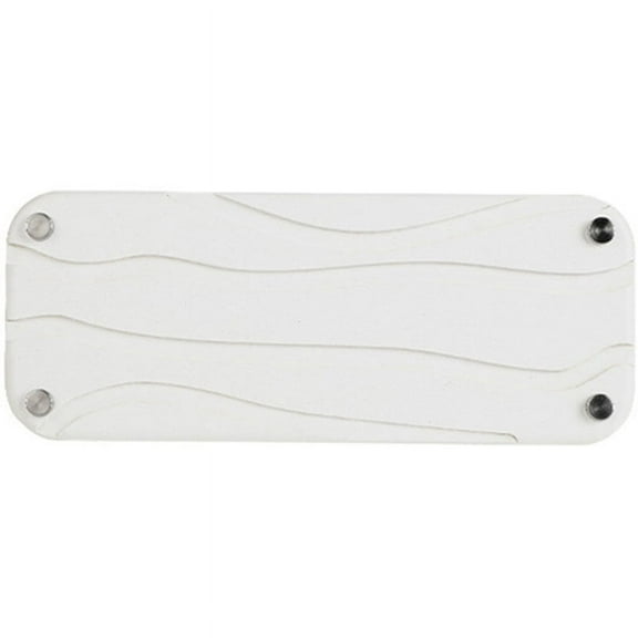 Bathroom Sink Quick-Drying Stone, Diatomaceous Earth Sink Tray Dish Toothbrush Holder, Wavy, (White)