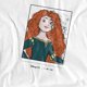 thumbnail image 2 of Brave - Camiseta 100th Anniversary Edition de Merida para Niños/Niñas (Blanco), 2 of 2