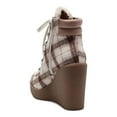 thumbnail image 4 of Jessica Simpson Maelyn Wedge Platform Almond-Toe Ankle Boots Light Natural Combo (LIGHT NATURAL COMBO, 7.5), 4 of 6