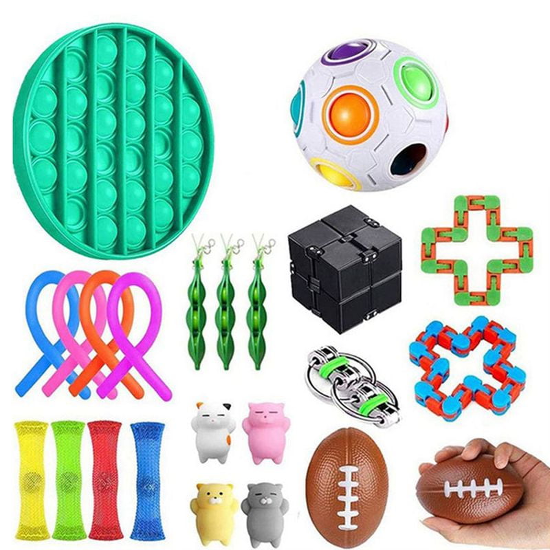 Fidget sensory Toys Set 22er Pack per Riduzione Stress anti-ansia-Stuffer z9i8 t0j6 