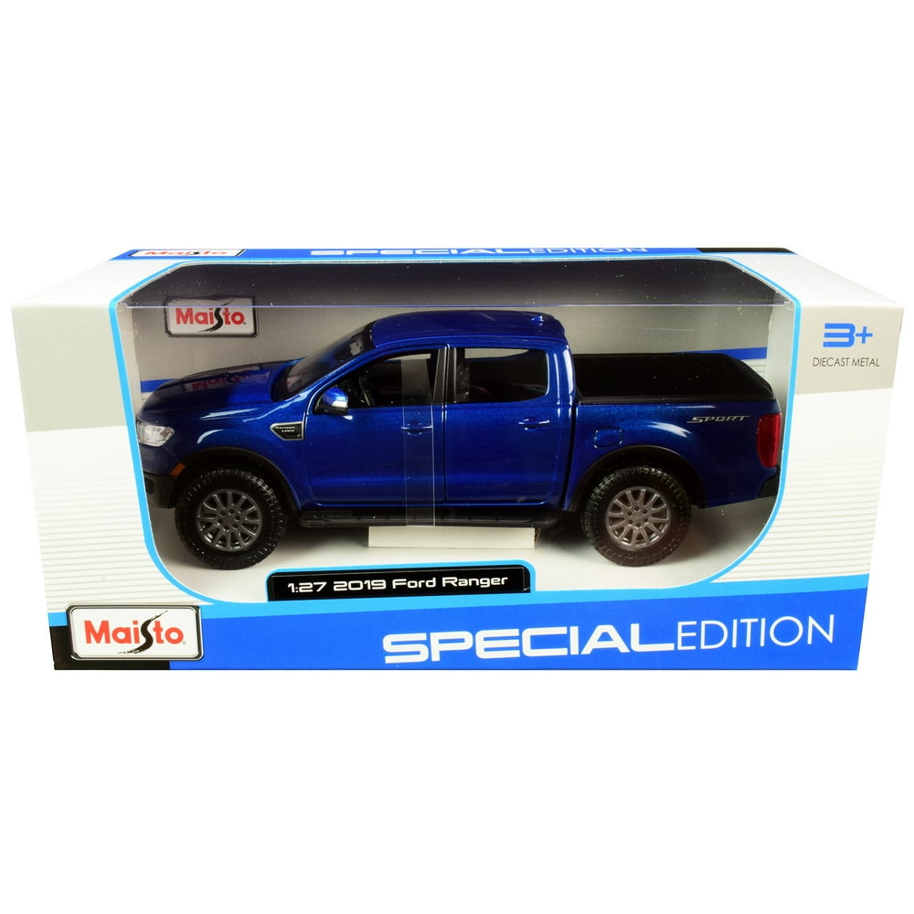 2019 Ford Ranger Lariat Sport Pickup Truck Dark Blue Metallic 1/27
