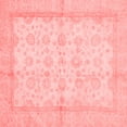 thumbnail image 1 of Ahgly Company Indoor Square Oriental Red Traditional Area Rugs, 7' Square, 1 of 4