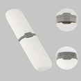 thumbnail image 4 of Rawiri Portacepillos de Dientes de Viaje, Caja de Plástico para Cepillos de Dientes, Caja de Almacenamiento de Pasta de Dientes Portátil para Viajes, Camping, Negocios, Negro Transparente, 2 Paquetes, 4 of 8