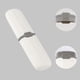 thumbnail image 4 of Rawiri Portacepillos de Dientes de Viaje, Caja de Plástico para Cepillos de Dientes, Caja de Almacenamiento de Pasta de Dientes Portátil para Viajes, Camping, Negocios, Negro Transparente, 2 Paquetes, 4 of 8