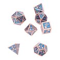 thumbnail image 4 of Juego de rol de metal 7 piezas de larga duración Accesorios de juego portátiles Decoración Juegos de mesa Dados de metal para adultos para el hogar ANGGREK  Otros, 4 of 8