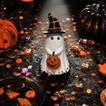 thumbnail image 4 of Halloween Ghost Statue, Ghost Holding Pumpkin Decor, Resin Halloween Tabletop Decoration, Cute White Ghost Figurine, Fall Shelf Mantel Fireplace Home Decor, Halloween Collectible Ornament, 4 of 7