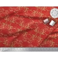 thumbnail image 2 of Soimoi Crepe Silk Fabric Filigree Damask Decor Fabric Printed Yard 42 Inch Wide, 2 of 3