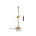 thumbnail image 3 of Thicker Metal Candle Sticks Set 12.6In Multi Size Festive Design Decor Party Favors For Wedding Christmas Thanksgiving Dinner Table Fireplace Mantel Home Dining Room Centerpiece Decoration, 3 of 6