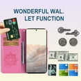 thumbnail image 2 of for Google Pixel 7a Wallet Case for Women, Glitter Bling Diamond PU Leather Folio Cover with Card Slot & Wrist Strap Phone Case for Google Pixel 7a Owl Pink, 2 of 16
